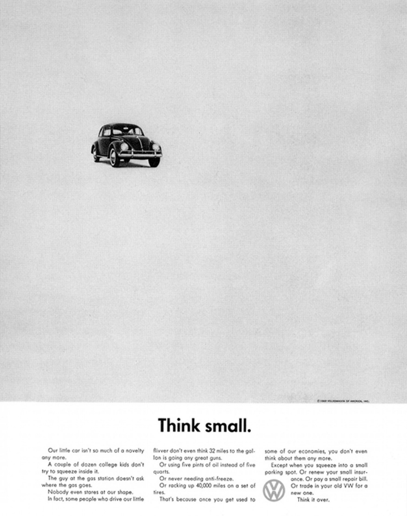 Volkswagen think small