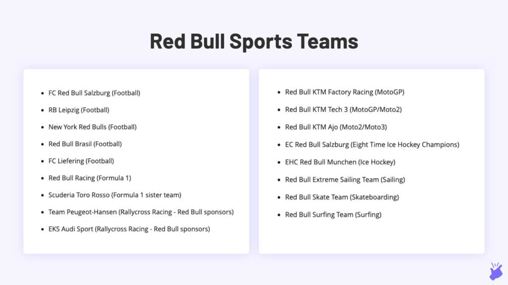 red bull sports teams
