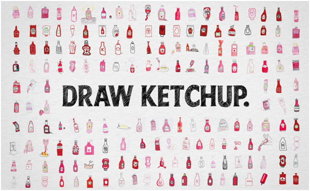 draw ketchup