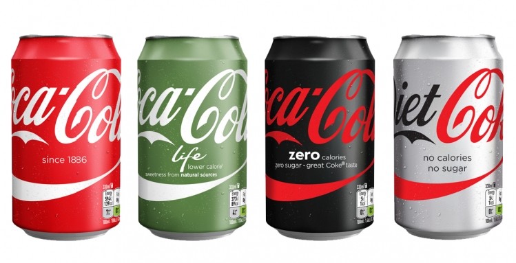 lo cal Coca Cola variants

