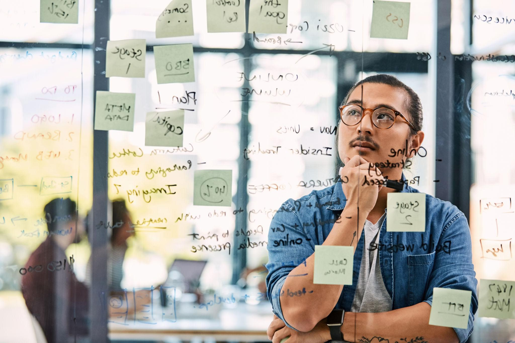 Business strategy and counter-positioning through innovation and customer-focused thinking.